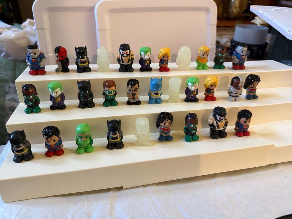Large Lot of DC Comics Ooshies Pencil Topper Figures